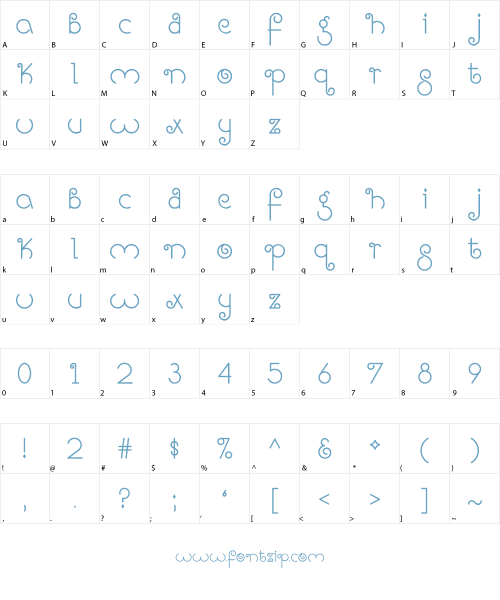 Bright Like A Diamond Font Character